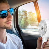 Creative Products Fresh Breeze Portable Fan In Black/White