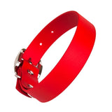 Creature Clothes Vegan Leather Large Collar In Red