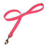 Creature Clothes Waterproof Biothane Dog Vegan Lead In Pink