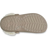 Crocs Classic Fleece Lined Clog In Mushroom