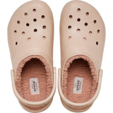 Crocs Classic Lined Clog In Pink Caramel