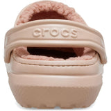 Crocs Classic Lined Clog In Pink Caramel
