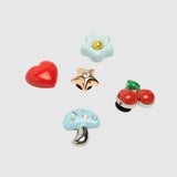 Crocs multi jibbitz puffy metals 5 pack