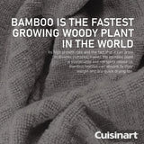 Cuisinart 2-Pack Bamboo Cotton Tea Towel In Light Grey