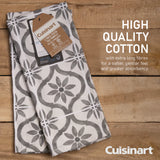 Cuisinart 2 Piece Fouta Tea Towels Set In Grey Tile