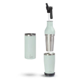 Cupple Water Bottle In Sea Green