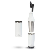 Cupple Water Bottle In White