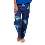 Cyberjammies Ashley Turtle Print Pyjama Bottoms In Navy