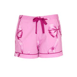 Cyberjammies Belle Bow Print Shorts In Pink