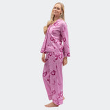 Cyberjammies Belle Top Bow Print In Pink