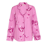 Cyberjammies Belle Top Bow Print In Pink