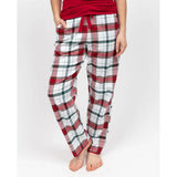 Cyberjammies Blaze Womens Brushed Check Pyjama Bottoms In Red