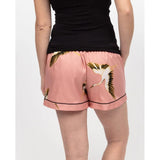 Cyberjammies Bonnie Crane Bird Print Shorts In Pink