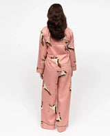 Cyberjammies Bonnie Womens Crane Bird Print Pyjama Top
