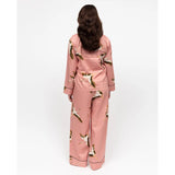 Cyberjammies Bonnie Womens Crane Bird Print Wide Leg Pyjama Bottoms