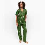 Cyberjammies Charlie Tennis Print Pyjama Top In Green