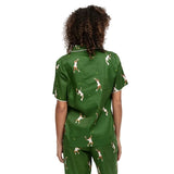 Cyberjammies Charlie Tennis Print Pyjama Top In Green