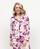 Cyberjammies Colette Floral Pyjama Top in Pink
