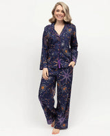 Cyberjammies Edie Fireworks Pyjama Pant in Navy
