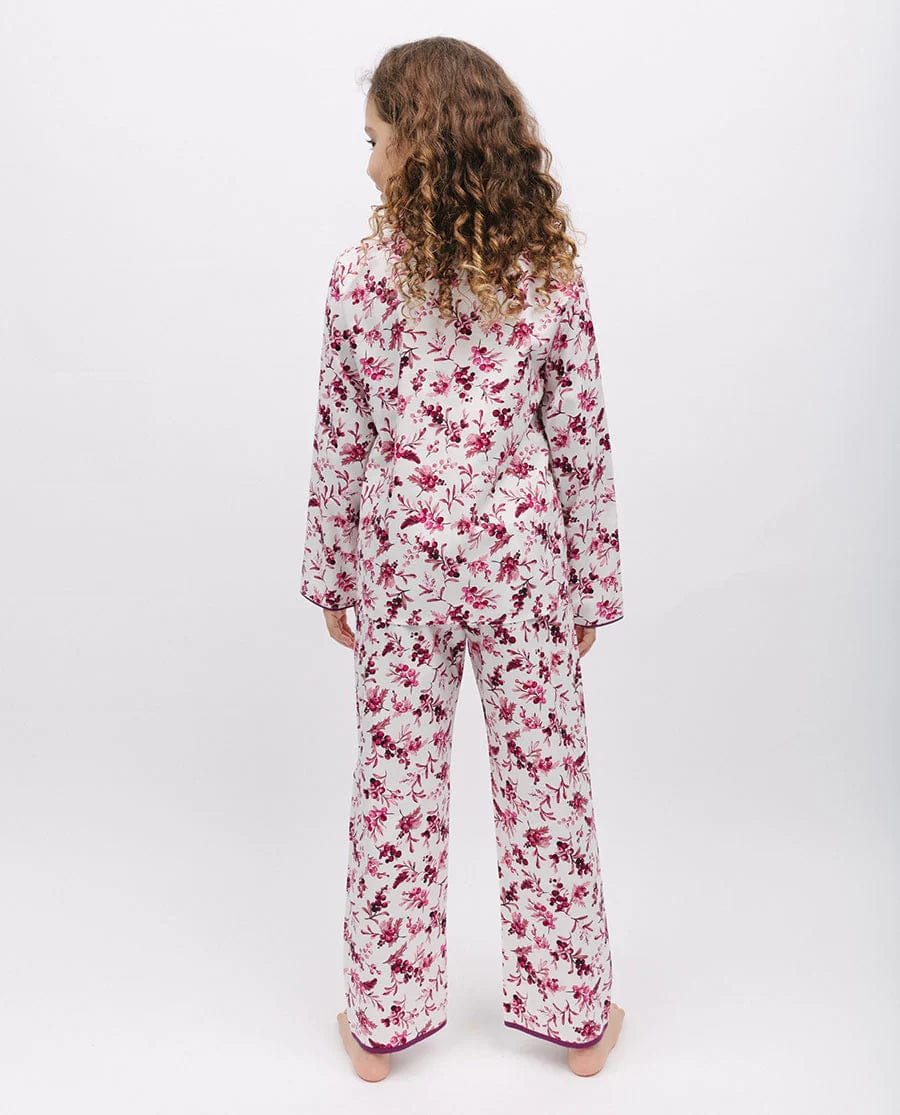 Cyberjammies Eve Girls Berry Print Pyjama Set