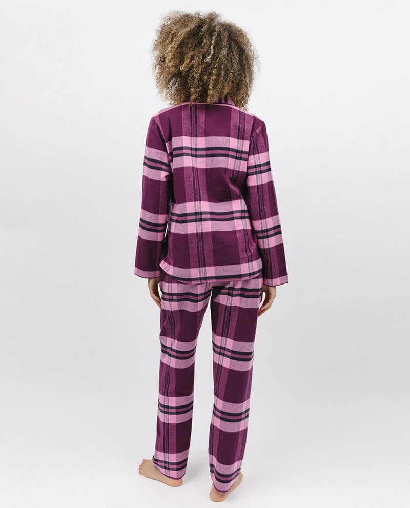 Cyberjammies Eve Super Cosy Check Pyjama Bottoms