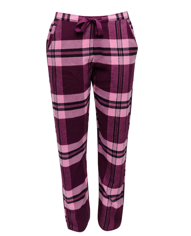 Cyberjammies Eve Super Cosy Check Pyjama Bottoms