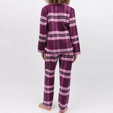 Cyberjammies Eve Super Cosy Check Pyjama Top
