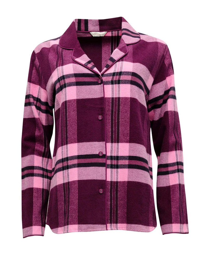 Cyberjammies Eve Super Cosy Check Pyjama Top
