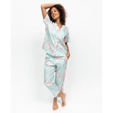 Cyberjammies Francesca Flamingo Print Cropped Pyjama Bottoms
