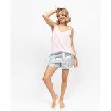 Cyberjammies Francesca Flamingo Print Shorts In Mint