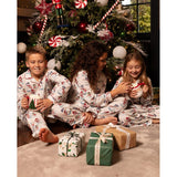 Cyberjammies Kids Unisex Snowman Printed Jersey Pyjama Set