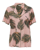 Cyberjammies Lea Womens Leaf Printed Jersey Pyjama Top