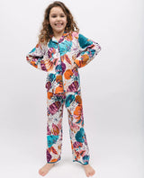 Cyberjammies Maple Girls Pumpkin Print Pyjama Set