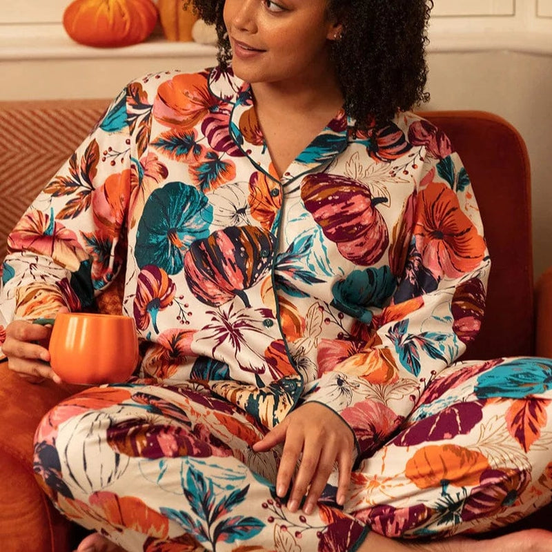 Cyberjammies Maple Pumpkin Print Pyjama Top