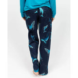 Cyberjammies Marina Womens Whale Print Pyjama Bottoms