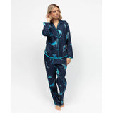 Cyberjammies Marina Womens Whale Print Pyjama Top