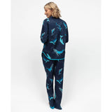 Cyberjammies Marina Womens Whale Print Pyjama Top