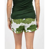 Cyberjammies Olive Leaf Printed Jersey Shorts In Green