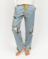 Cyberjammies Piper Crane Print Pyjama Pant in Blue