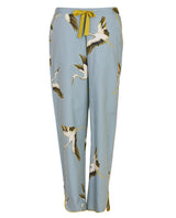 Cyberjammies Piper Crane Print Pyjama Pant in Blue