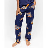 Cyberjammies Tiger Print Pyjama Bottoms In Indigo