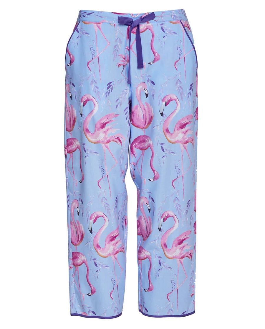 CyberJammies Zoey Flamingo Print Cropped Pyjama Bottoms