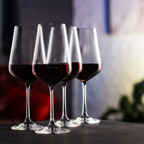 Dartington Cheers! Red Wine Glass, Set of 4