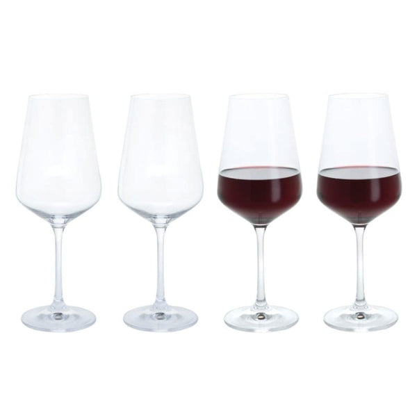 Dartington Cheers! Red Wine Glass, Set of 4