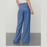 DAY Birger ét Mikkelsen Classic Summertime Check Pants Lapis Blue