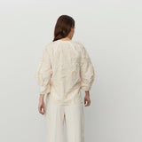DAY Birger ét Mikkelsen Porter Blooming Fringes Top Jet Stream