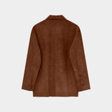 DAY Birger et Mikkelsen Andreas Suede Shirt In Caramel Cafe