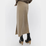 DAY Birger ét Mikkelsen Pepper Double Faced Wool Skirt In Beige