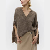 DAY Birger et Mikkelsen Solange Cozy Days Pullover In Wren Melange
