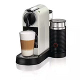 Nespresso Citiz Espresso Coffee Machine with Aeroccino Milk Frother In White